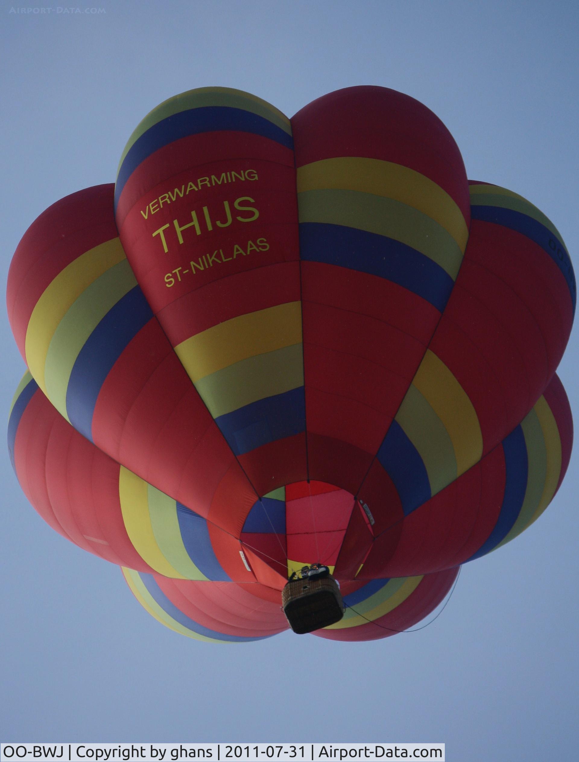 OO-BWJ, 1992 Cameron V-90 C/N 2733, Verwarming Thijs St.Niklaas