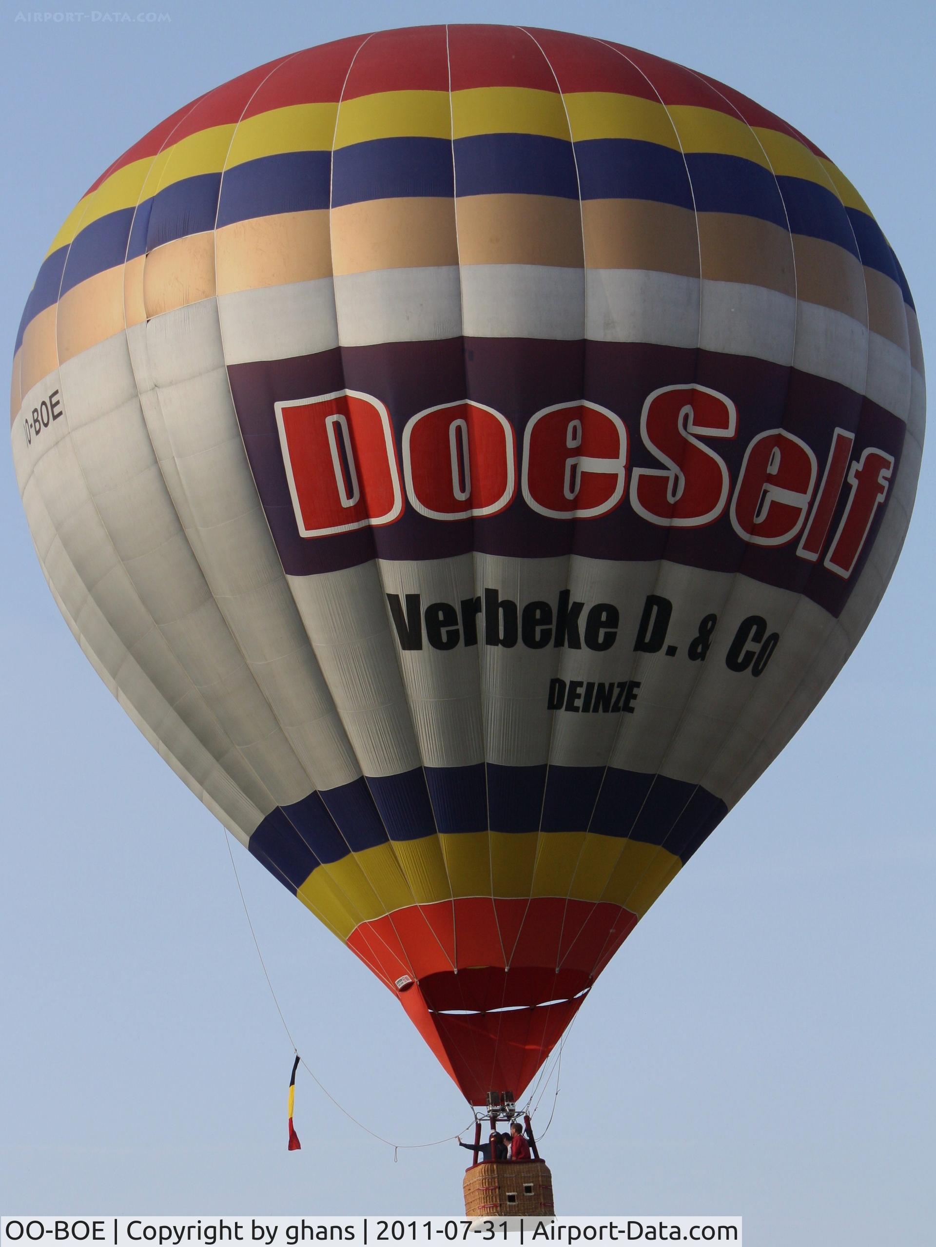 OO-BOE, 2000 Cameron Z-105 C/N 4891, Doe Self