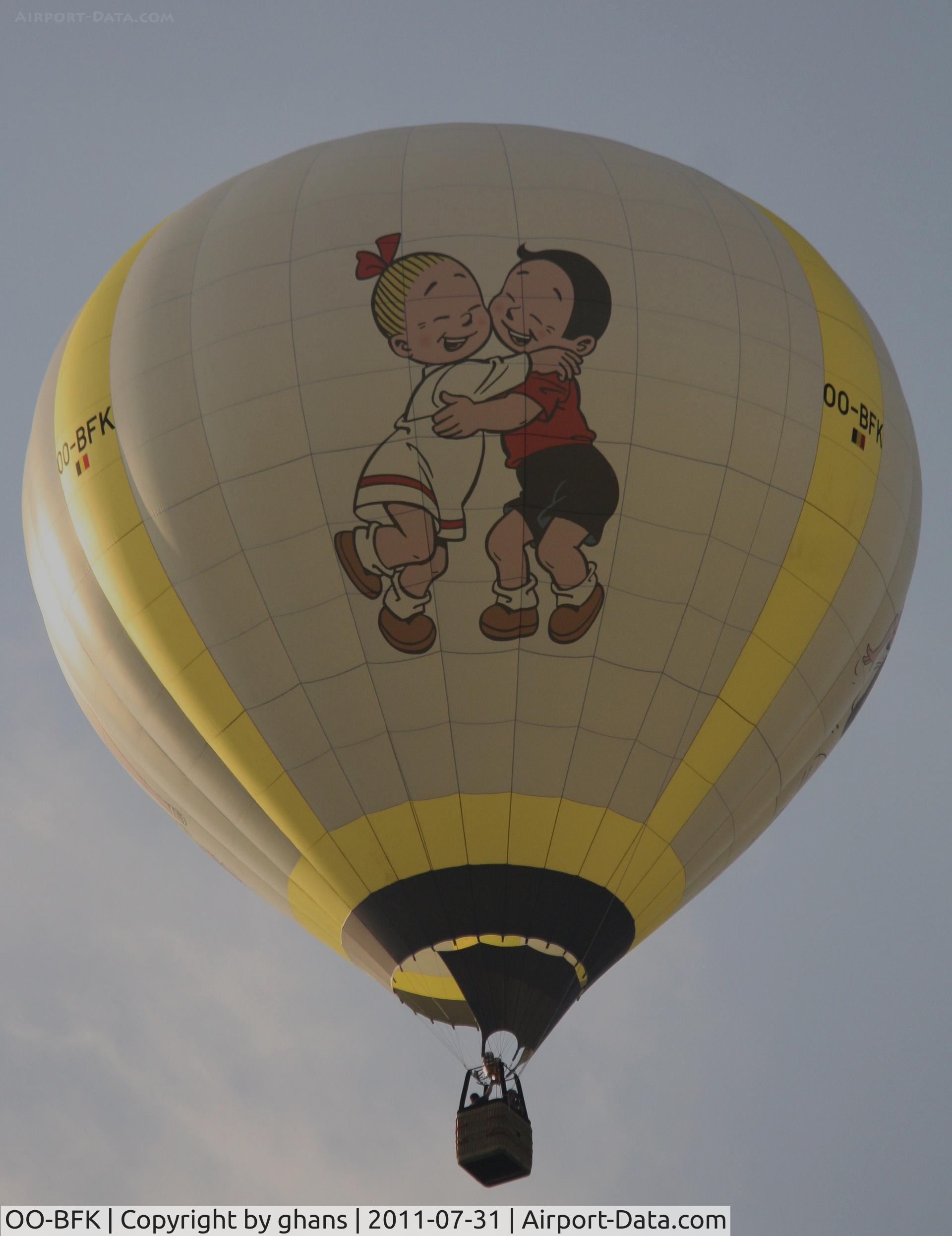 OO-BFK, 2000 Schroeder Fire Balloons G.26/24 C/N 800, Suske & Wiske