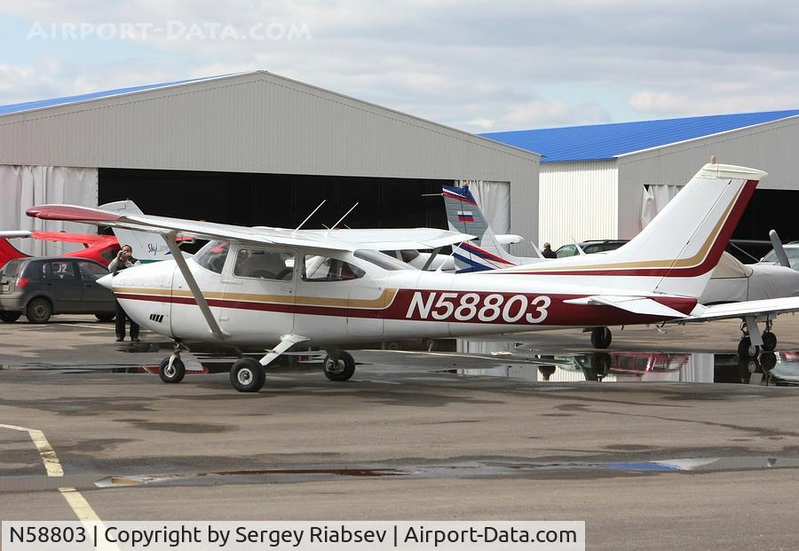 N58803, 1973 Cessna 182P Skylane C/N 18262307, Taken at Bolshoe Gryzlovo airfield, Russia.
