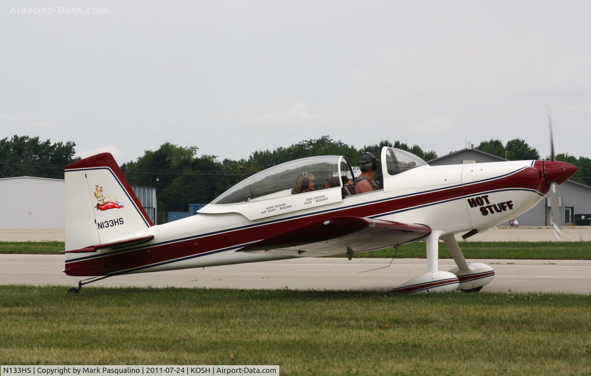 N133HS, 2000 Vans RV-8 C/N 80133, Vans RV-8