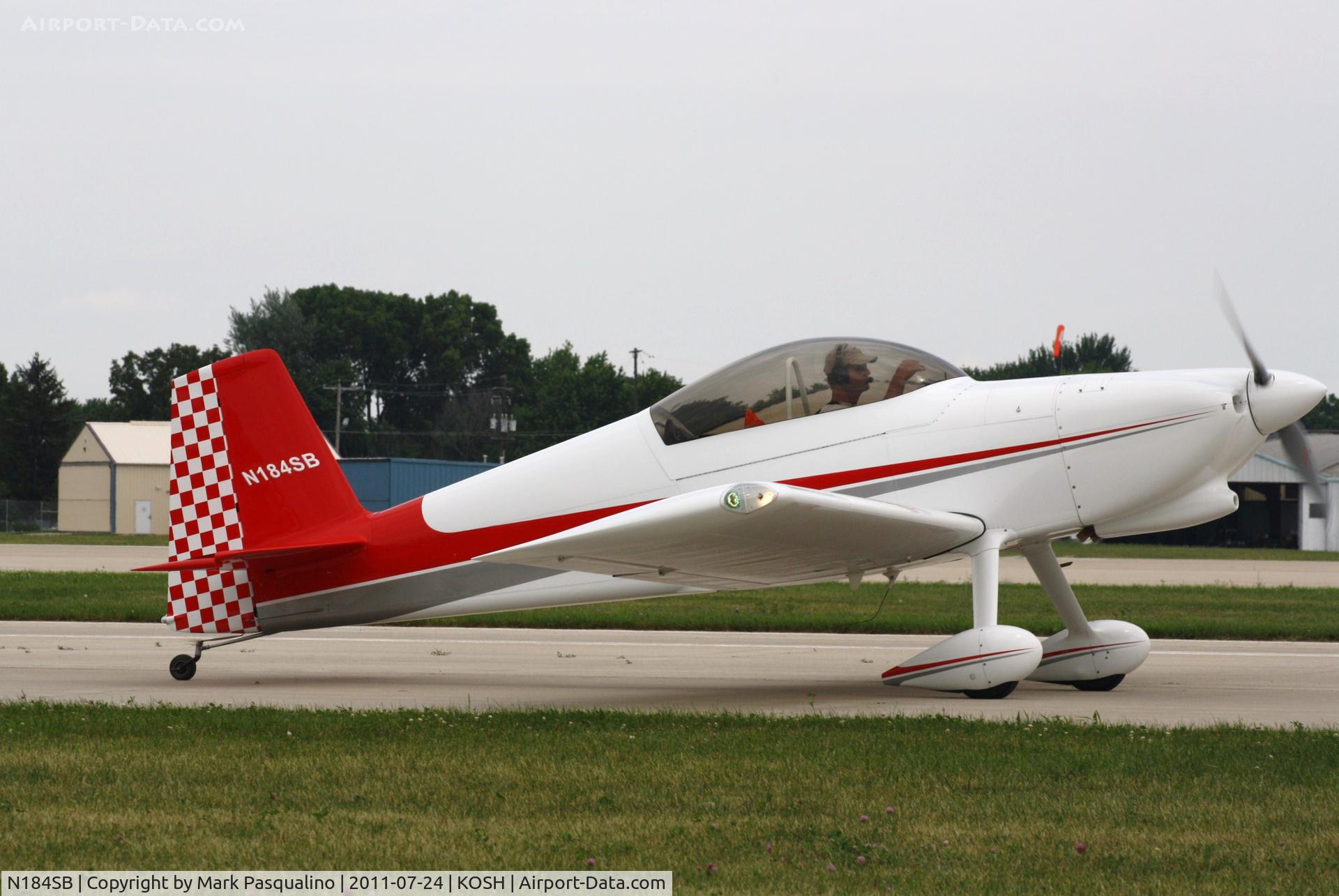 N184SB, 2008 Vans RV-8 C/N 82661, Vans RV-8