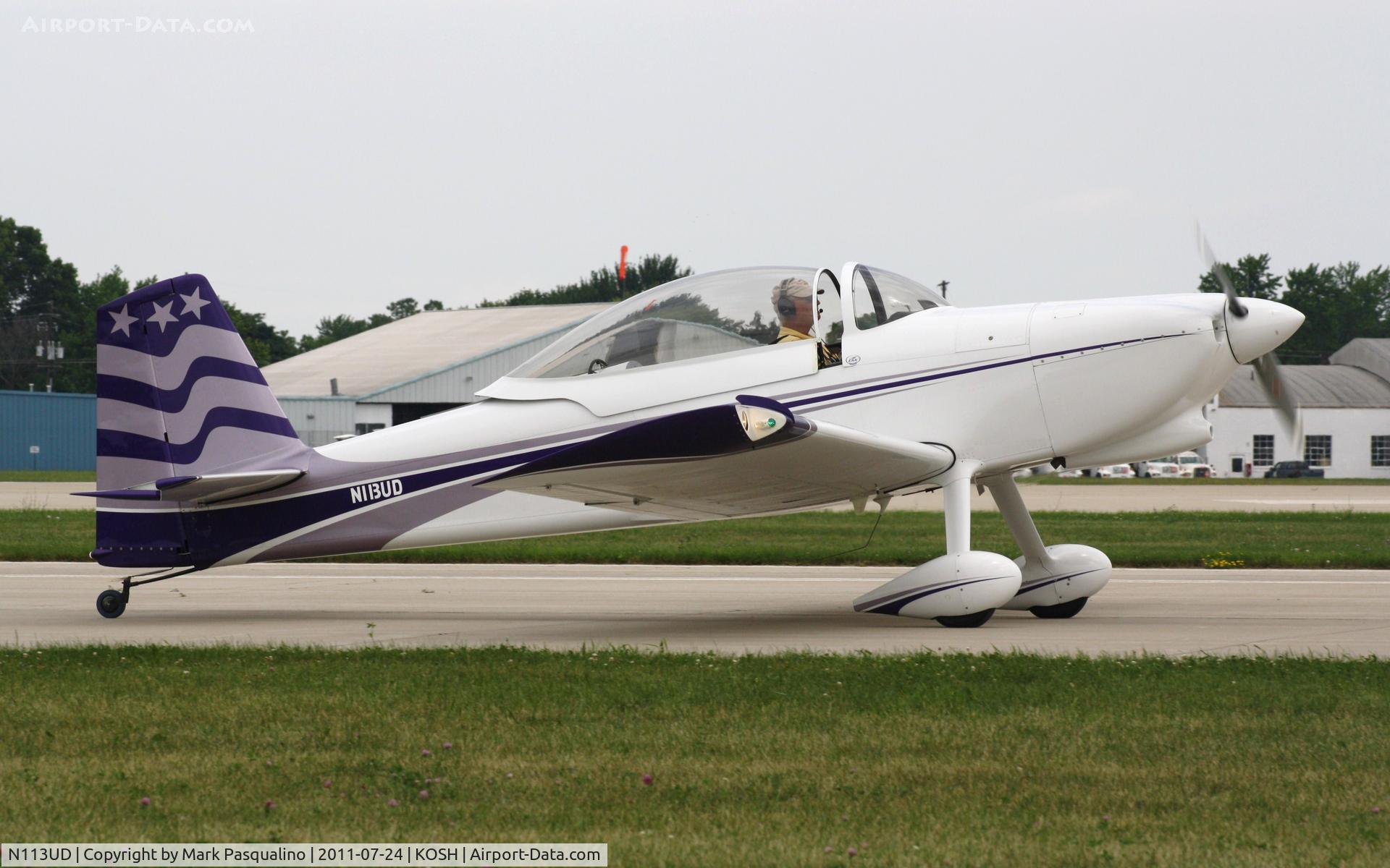 N113UD, 2002 Vans RV-8 C/N 80459, Vans RV-8