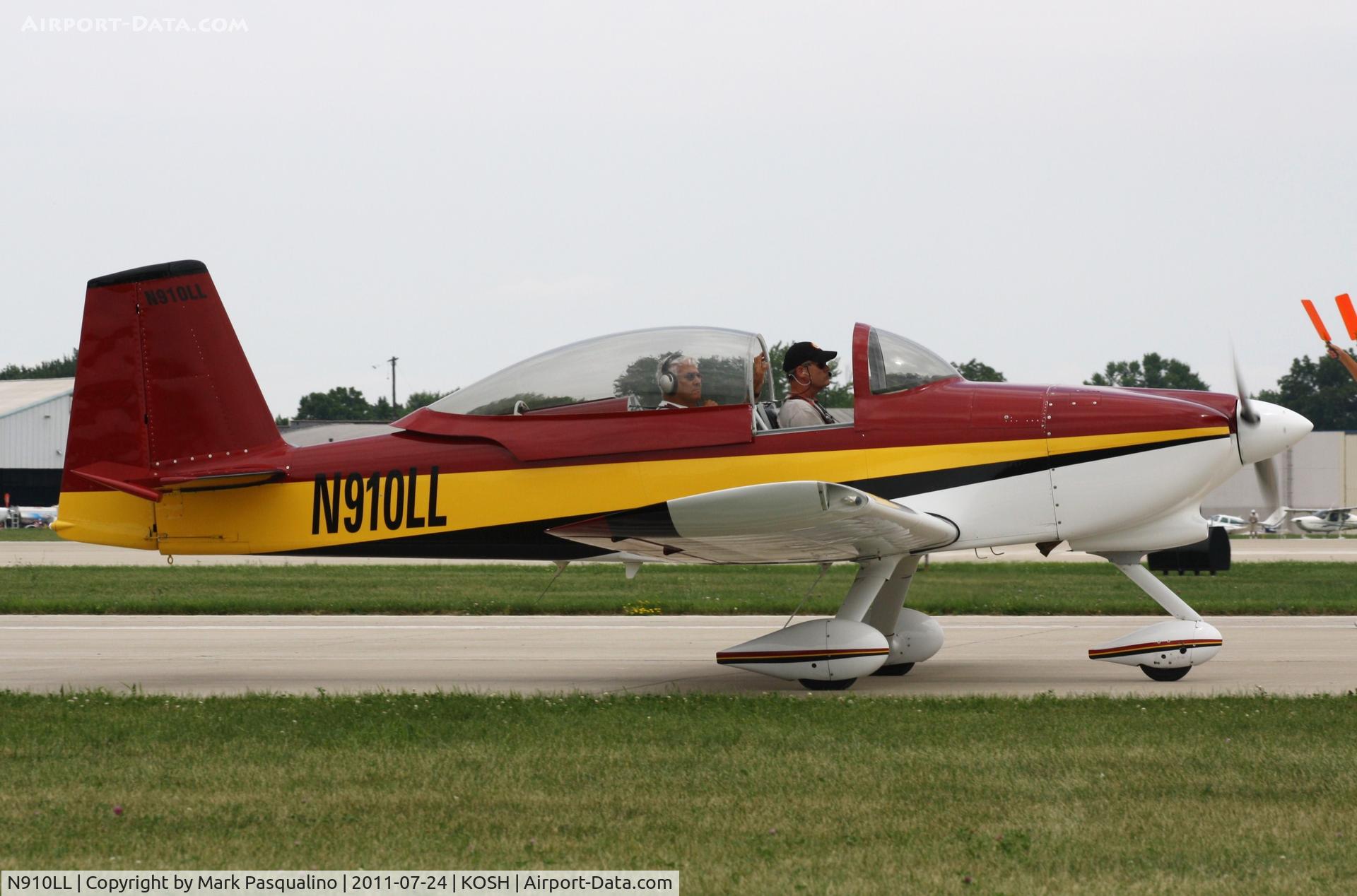 N910LL, Vans RV-8A C/N 80910, Vans RV-8A
