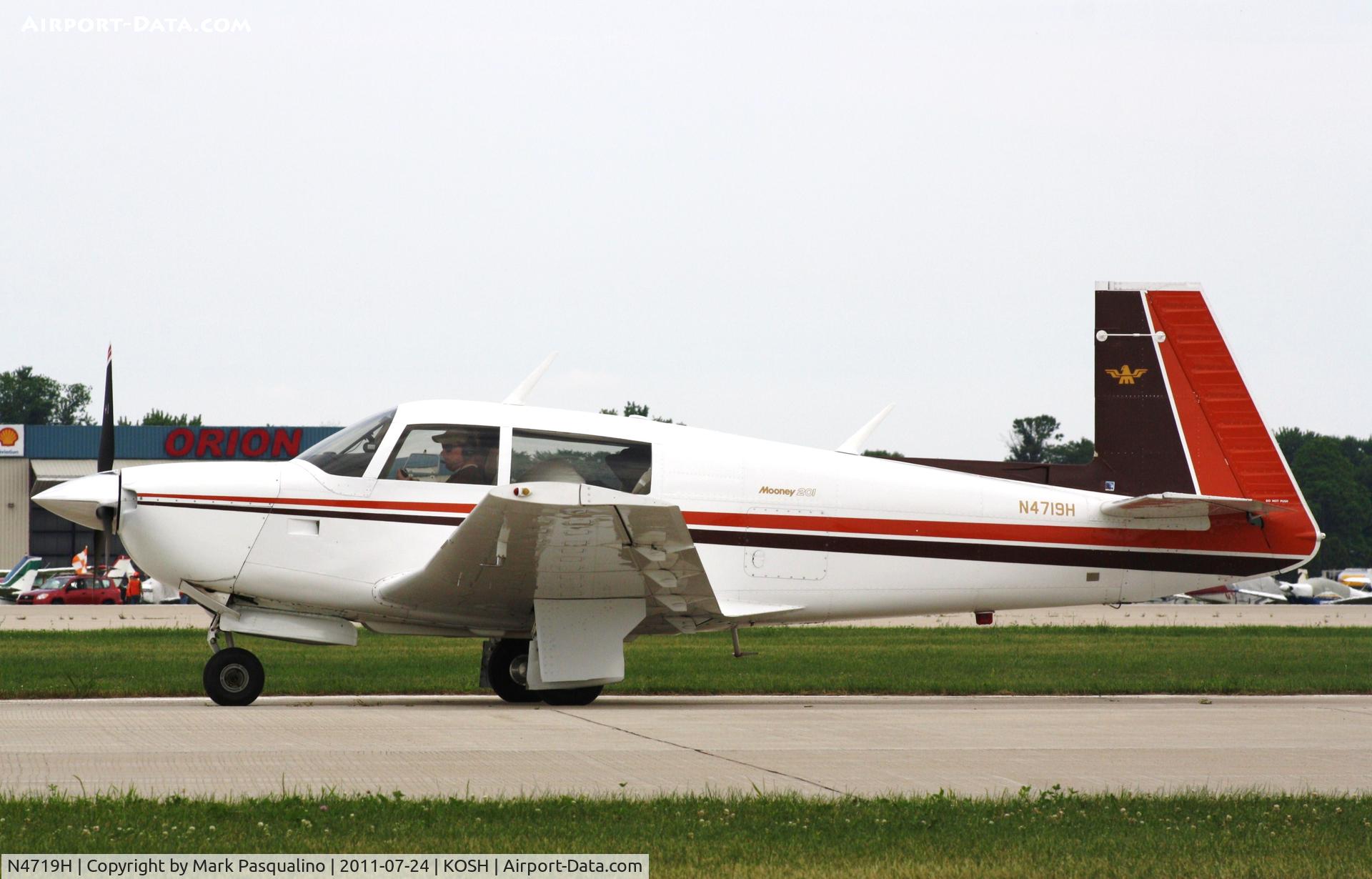 N4719H, 1979 Mooney M20J 201 C/N 24-0821, Mooney M20J