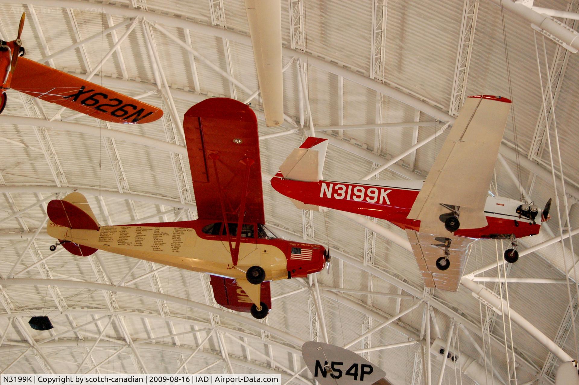 N3199K, 1968 Mooney M-18C C/N 201, 1968 Mooney M-18C at the Steven F. Udvar-Hazy Center, Smithsonian National Air and Space Museum, Chantilly, VA