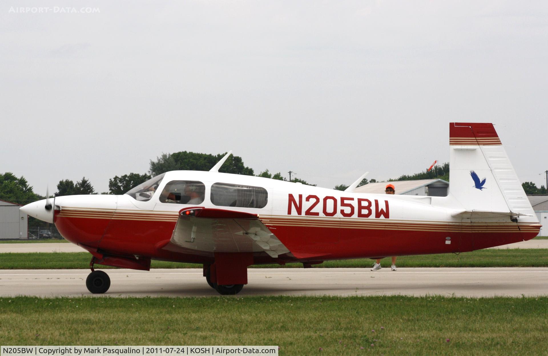 N205BW, Mooney M20J 201 C/N 24-3007, Mooney M20J