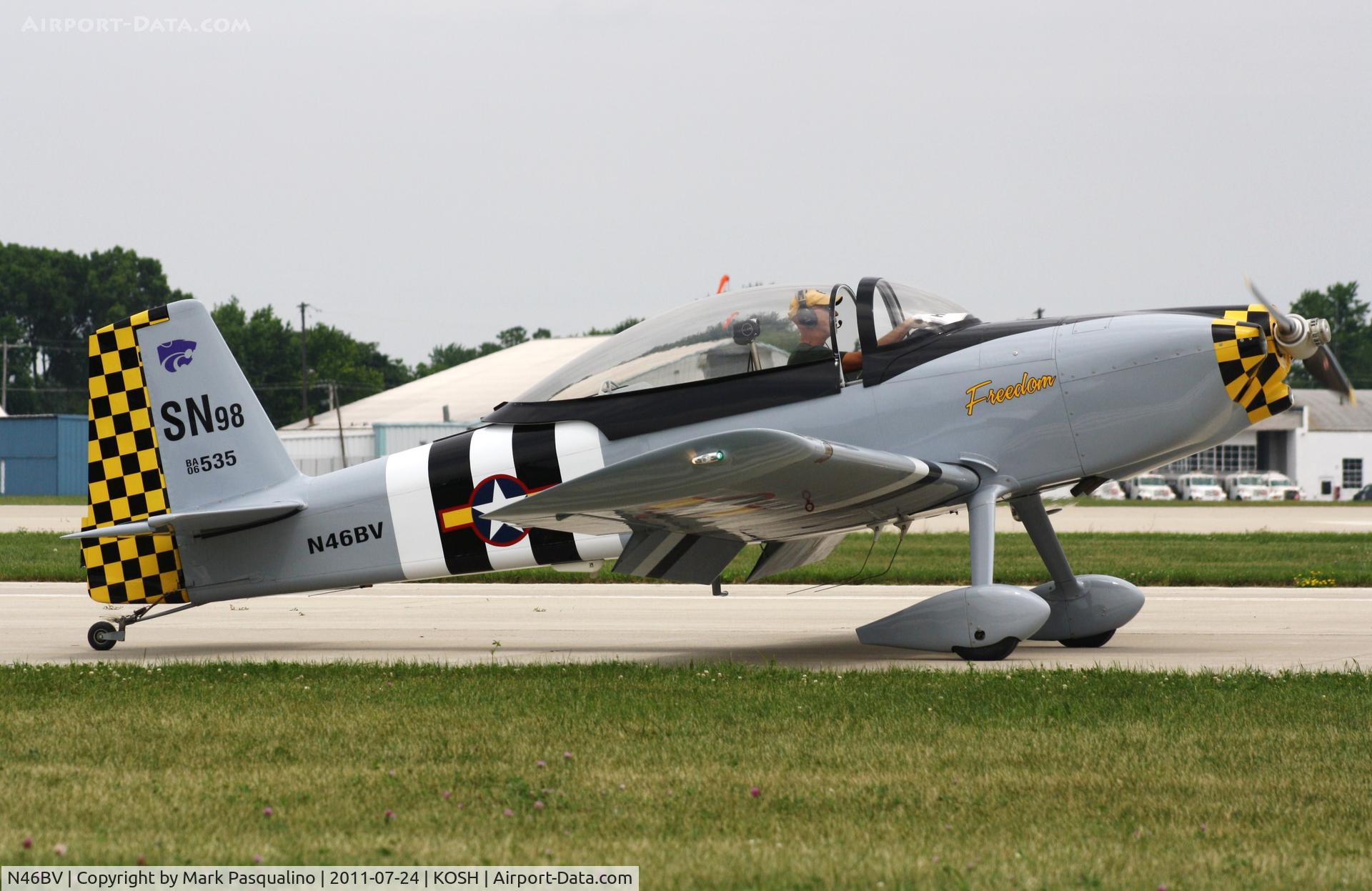 N46BV, 2006 Vans RV-8 C/N 80535, Vans RV-8