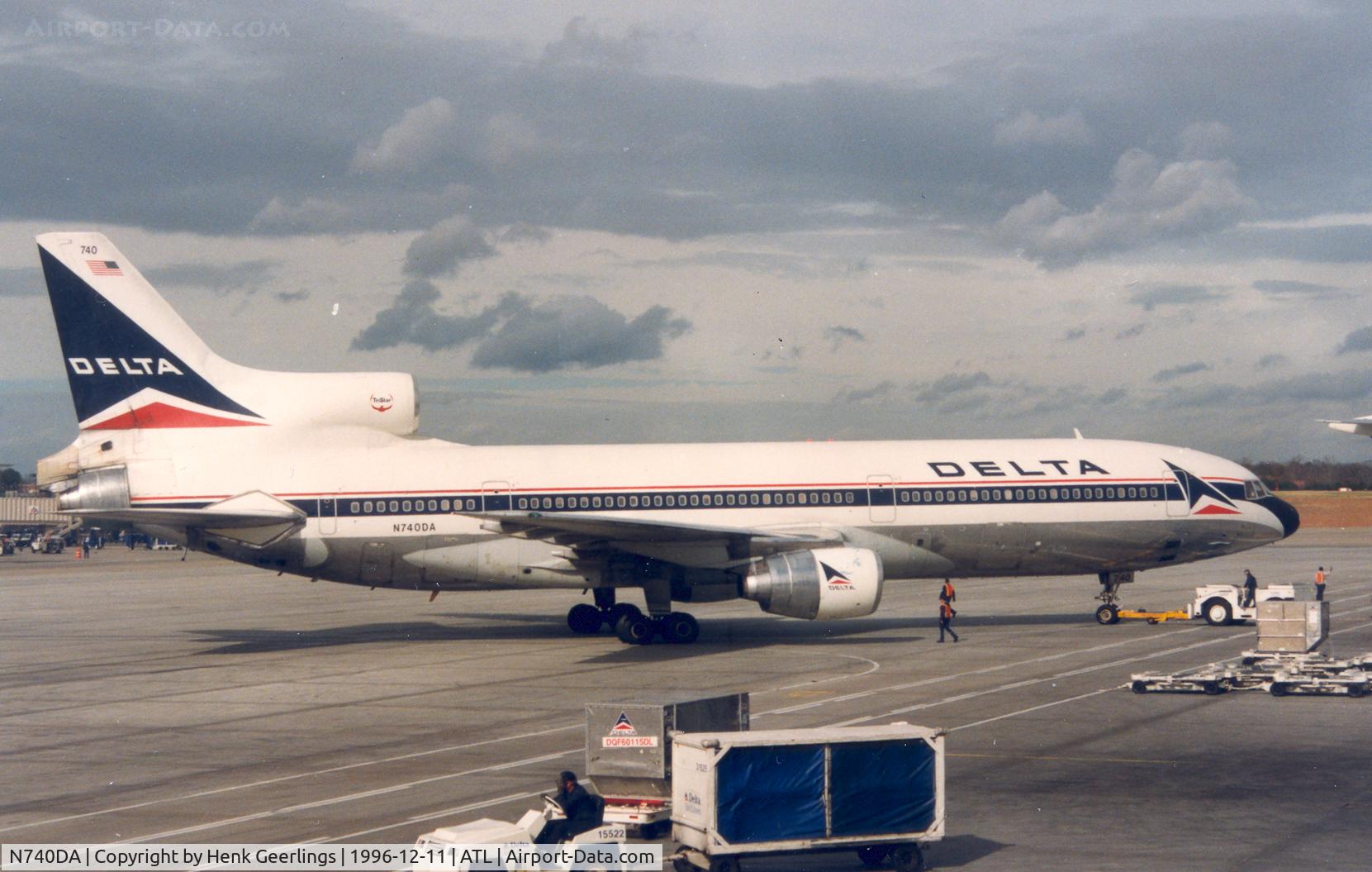N740DA, 1983 Lockheed L-1011-385-1-15 TriStar 250 C/N 193C-1244, Delta