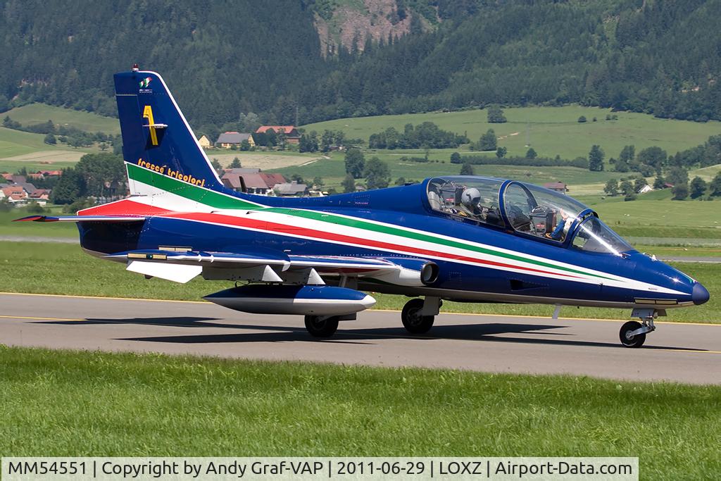 MM54551, Aermacchi MB-339PAN C/N 6772/167/AD018, Italy Air Force MB-339