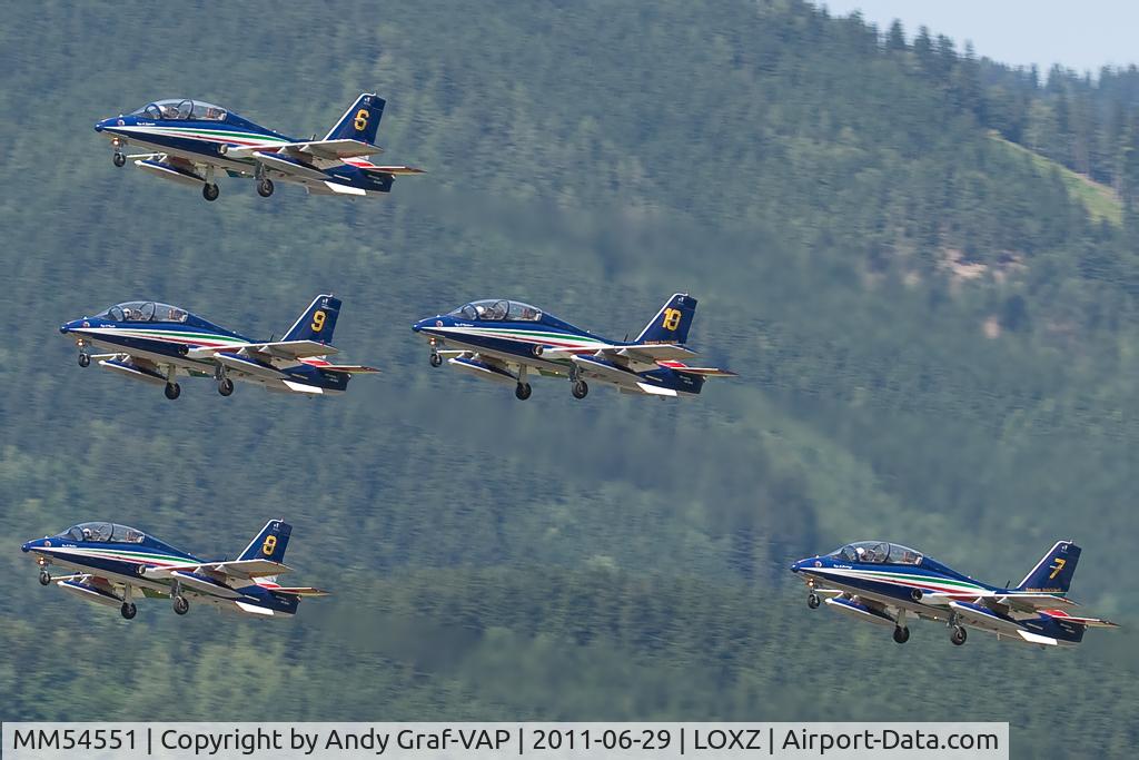 MM54551, Aermacchi MB-339PAN C/N 6772/167/AD018, Italy Air Force MB-339
