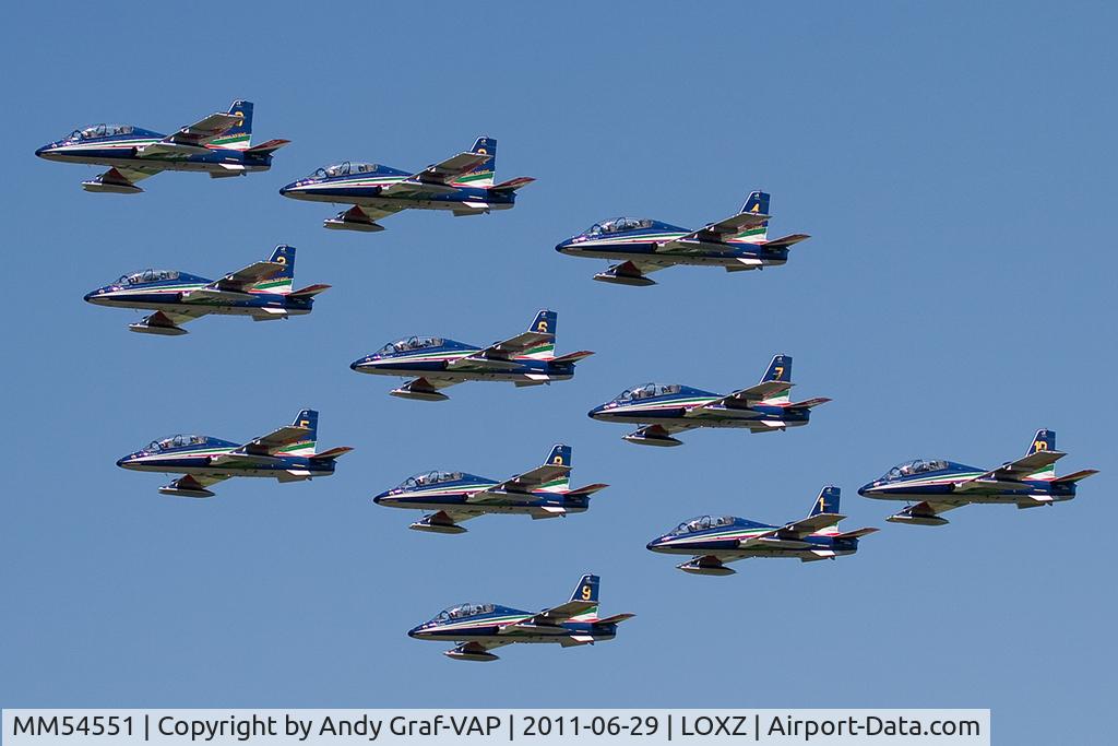 MM54551, Aermacchi MB-339PAN C/N 6772/167/AD018, Italy Air Force MB-339