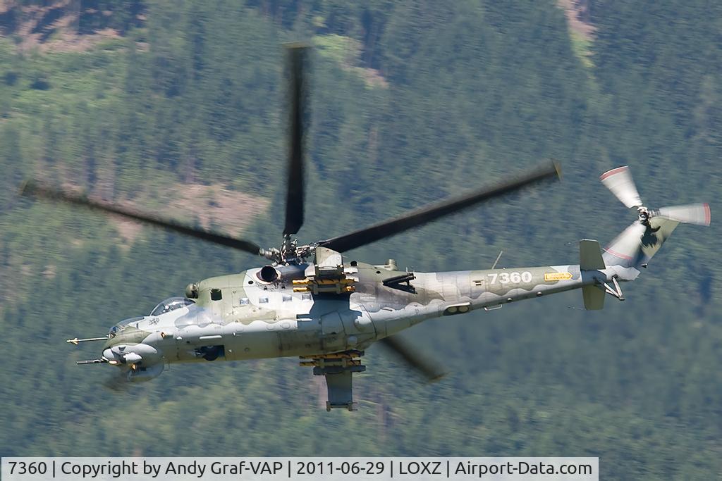7360, Mil Mi-35 Hind E C/N 087360, Czech Air Force MIL35