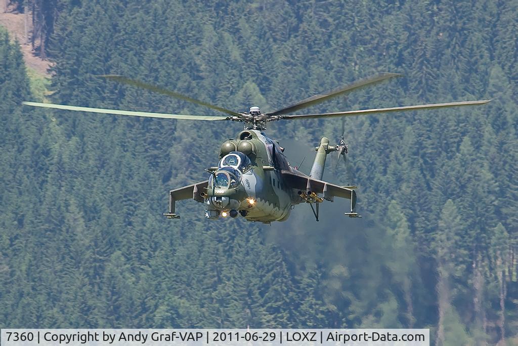 7360, Mil Mi-35 Hind E C/N 087360, Czech Air Force MIL35