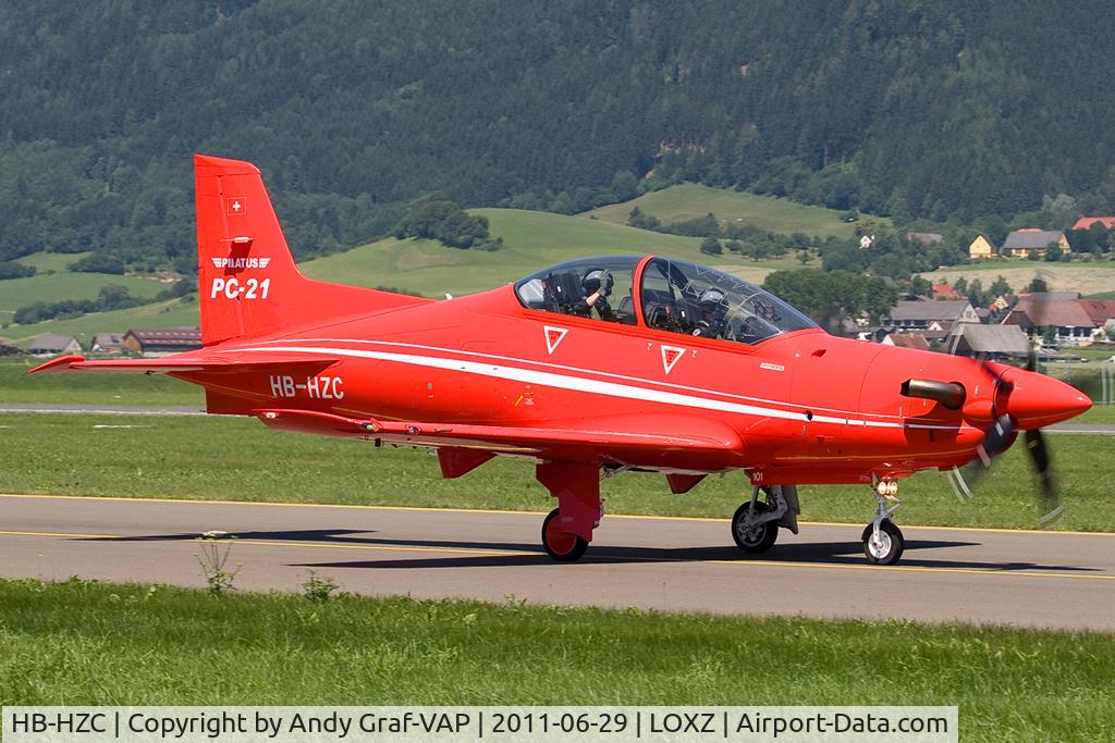 HB-HZC, 2005 Pilatus PC-21 C/N 101, PC-21