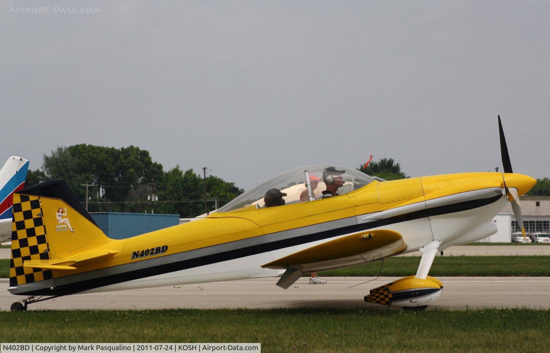 N402BD, 2003 Vans RV-4 C/N 4290, Vans RV-4