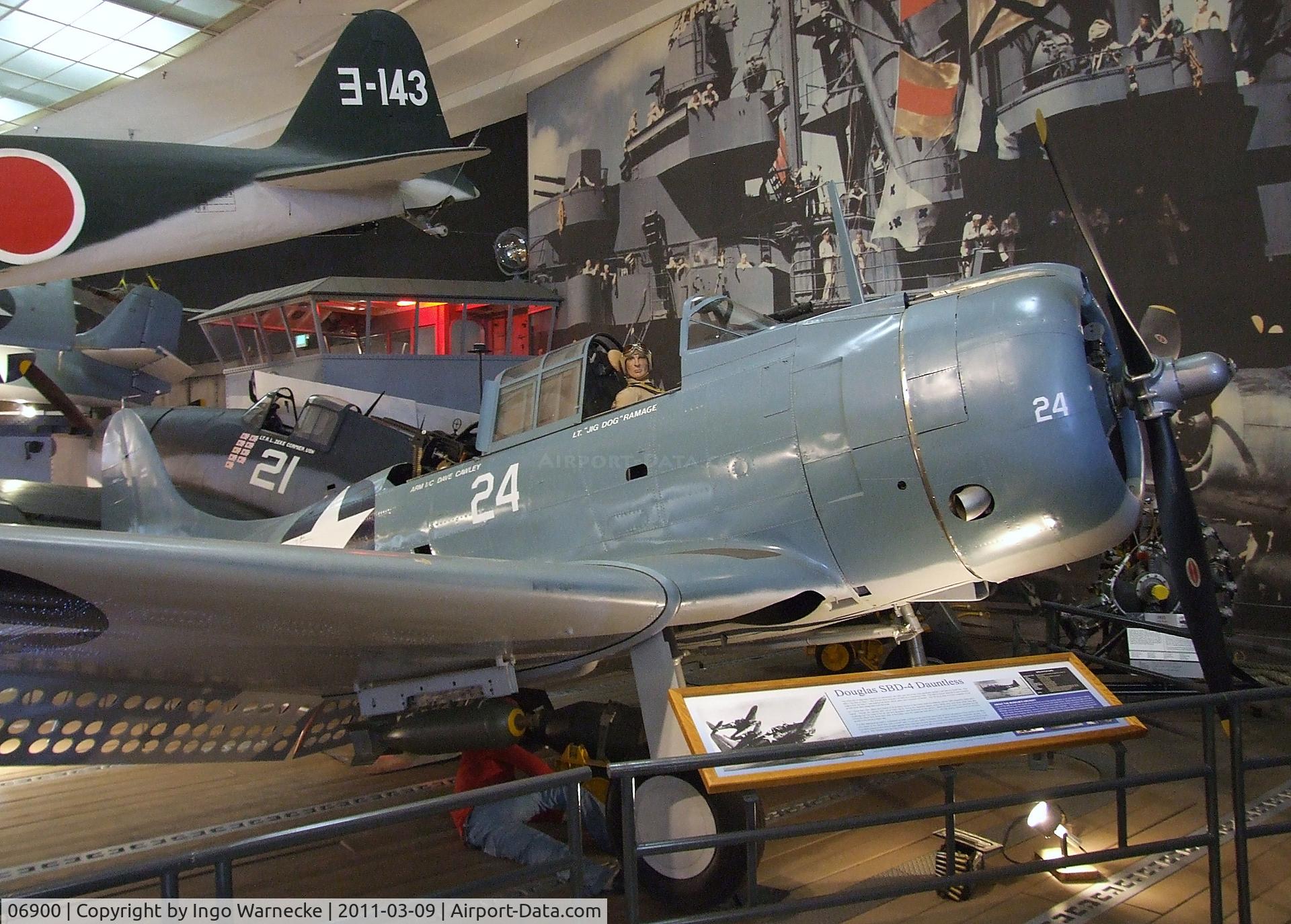 06900, Douglas SBD-4 Dauntless C/N 1775, Douglas SBD-4 Dauntless at the San Diego Air & Space Museum, San Diego CA