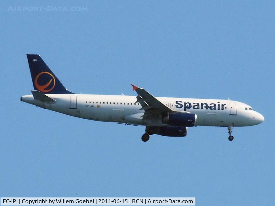 EC-IPI, 2003 Airbus A320-232 C/N 2027, Prepare for landing on Barcelona Airport