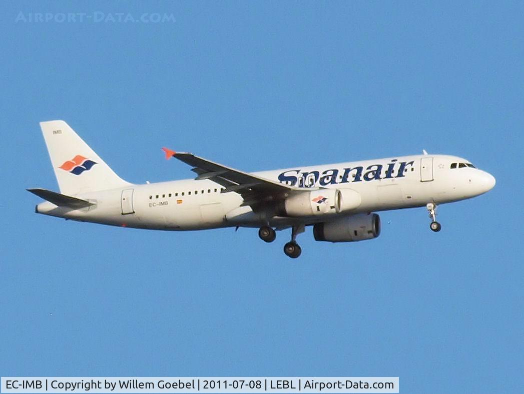 EC-IMB, 2003 Airbus A320-232 C/N 1933, Prepare for landing on Barcelona Airport