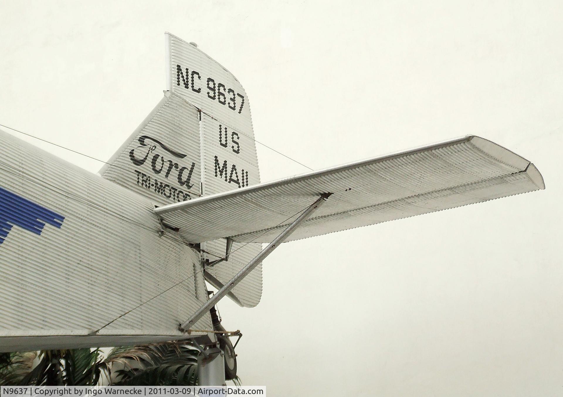 N9637, 1928 Ford 5-AT-B Tri-Motor C/N 11, Ford 5-AT-B Tri-Motor at the San Diego Air & Space Museum, San Diego CA