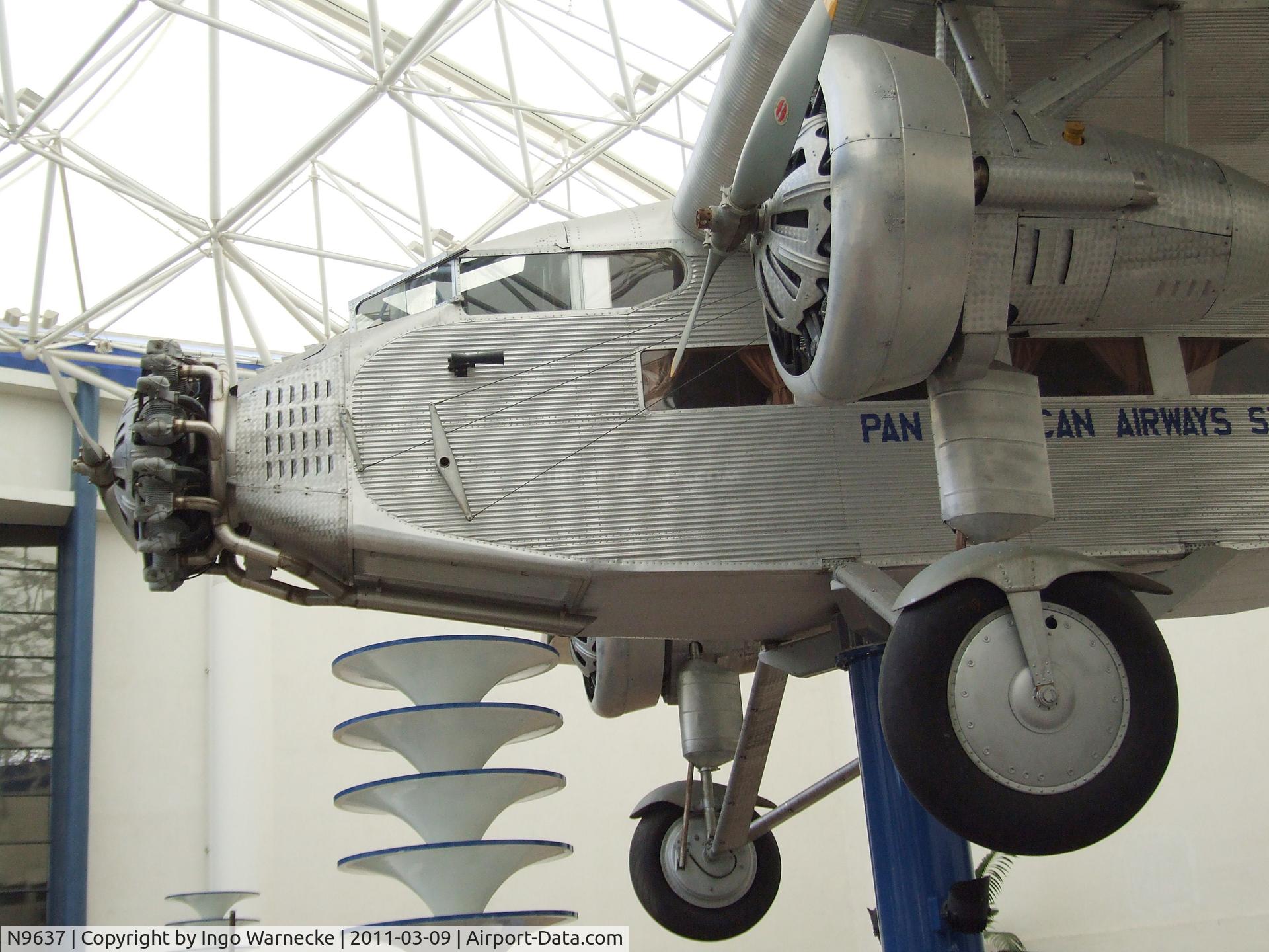 N9637, 1928 Ford 5-AT-B Tri-Motor C/N 11, Ford 5-AT-B Tri-Motor at the San Diego Air & Space Museum, San Diego CA