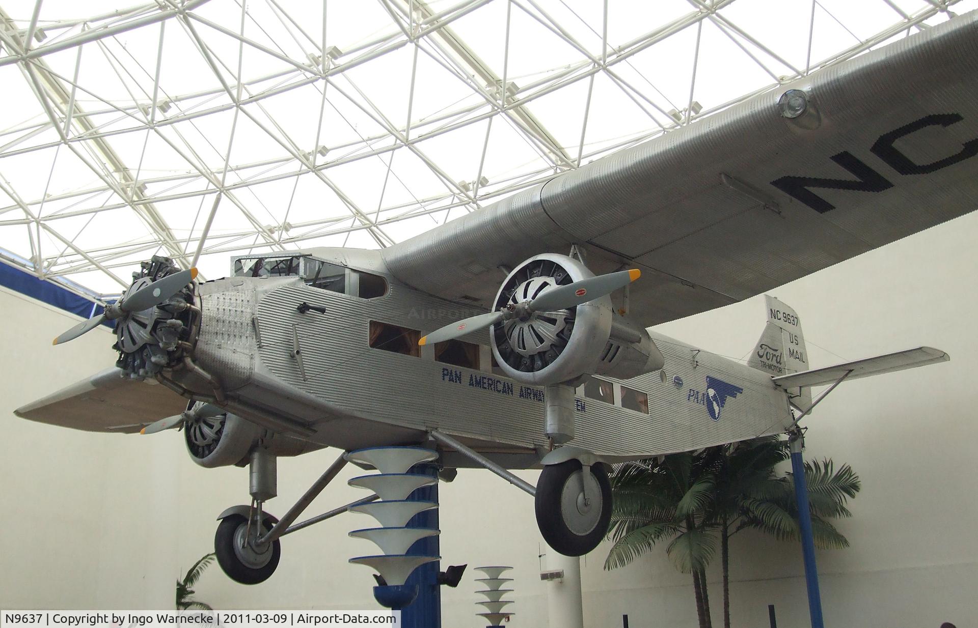 N9637, 1928 Ford 5-AT-B Tri-Motor C/N 11, Ford 5-AT-B Tri-Motor at the San Diego Air & Space Museum, San Diego CA