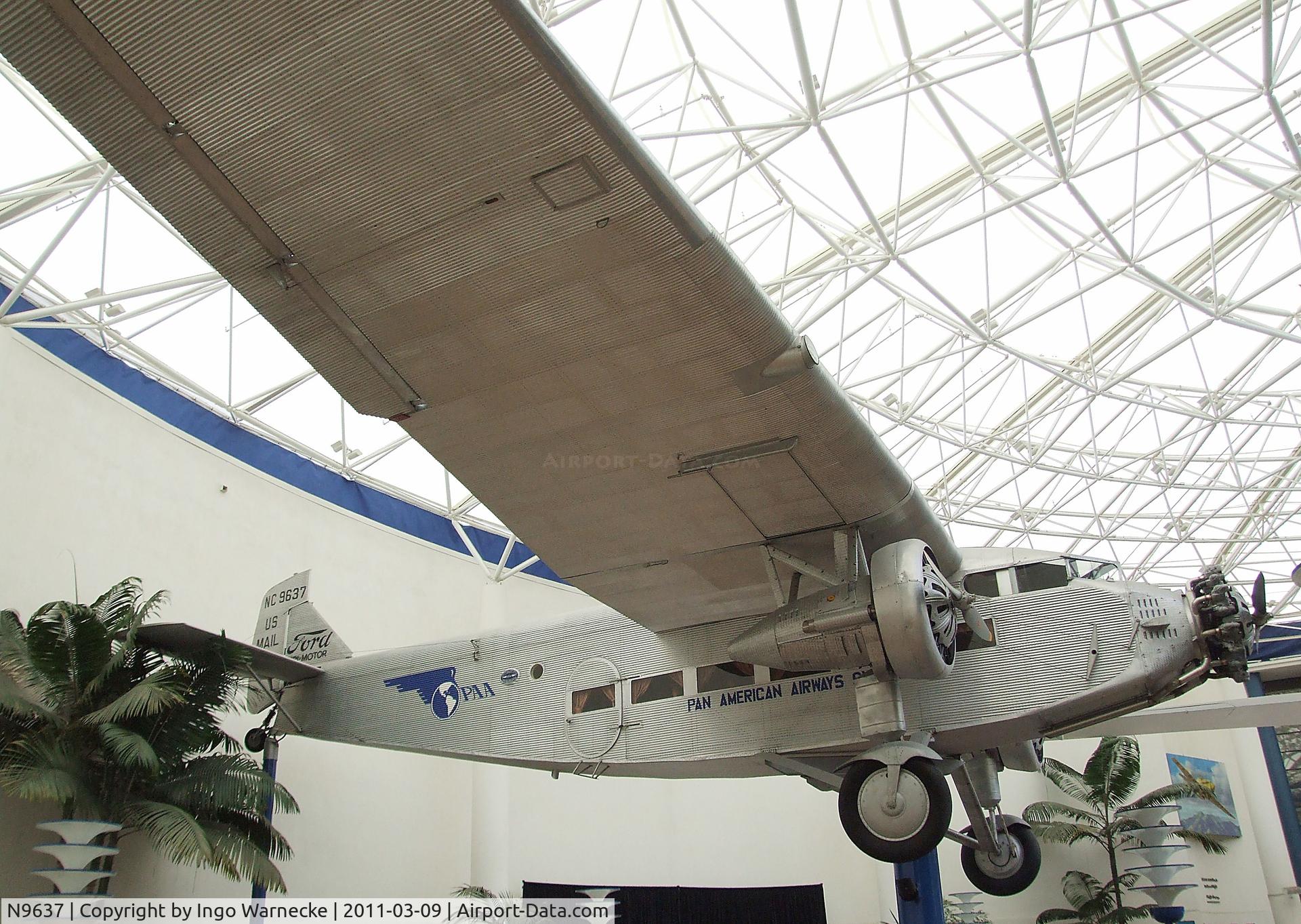 N9637, 1928 Ford 5-AT-B Tri-Motor C/N 11, Ford 5-AT-B Tri-Motor at the San Diego Air & Space Museum, San Diego CA