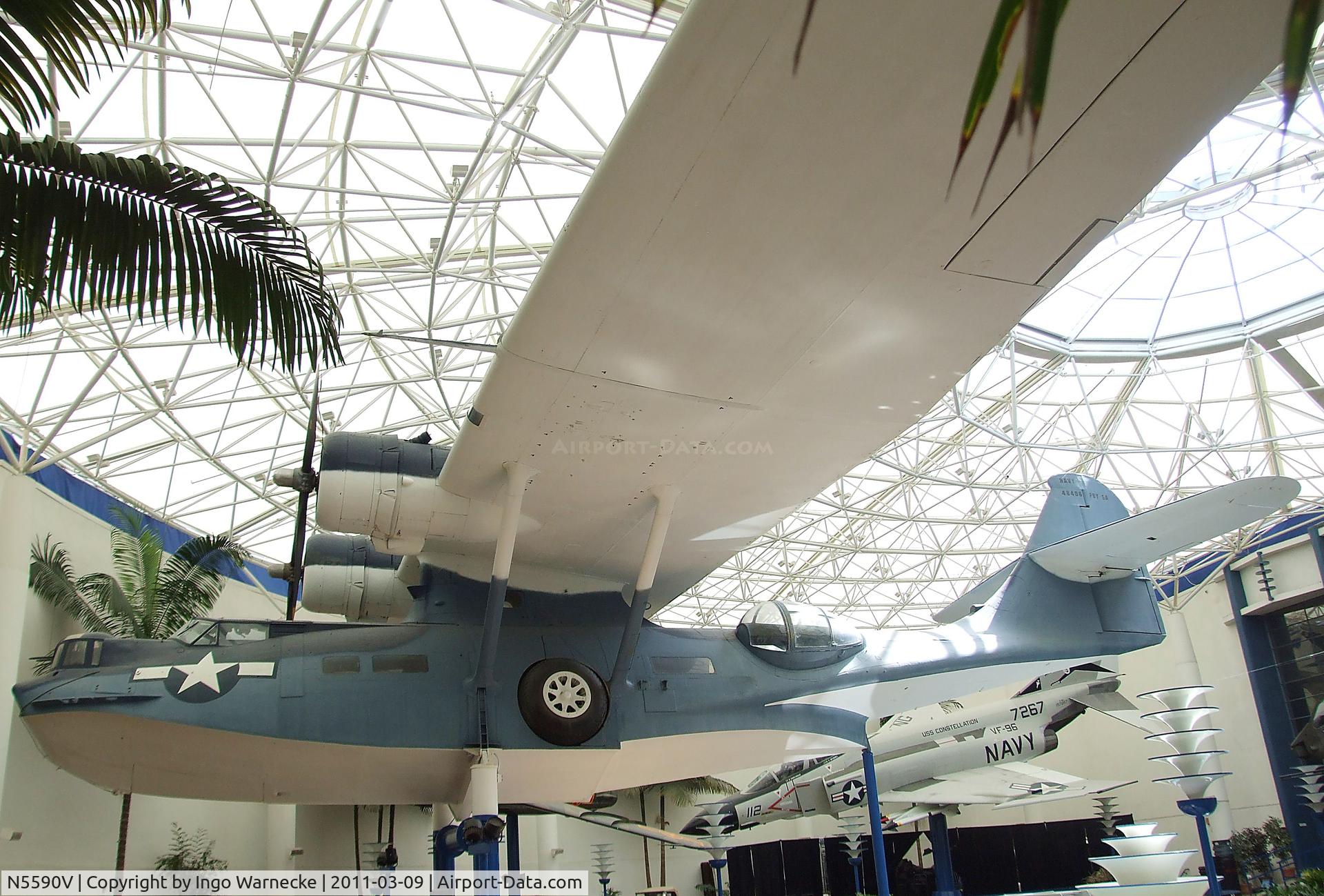 N5590V, Consolidated Vultee 28-5ACF C/N 1768 (USN48406), Consolidated PBY-5A Catalina at the San Diego Air & Space Museum, San Diego CA