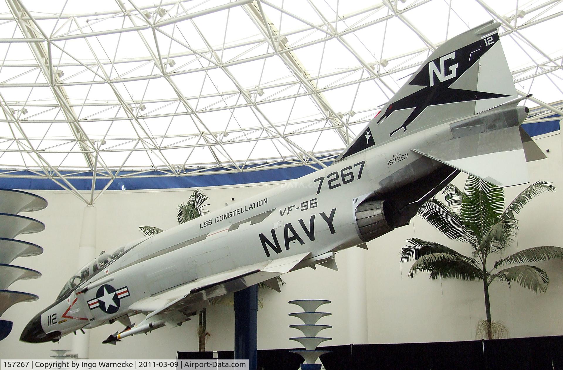 157267, McDonnell F-4J Phantom II C/N 3713, McDonnell Douglas F-4J Phantom II at the San Diego Air & Space Museum, San Diego CA
