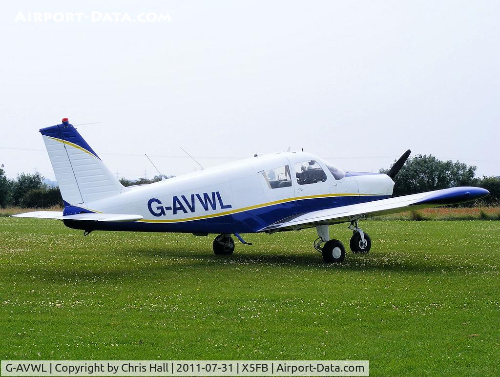 G-AVWL, 1967 Piper PA-28-140 Cherokee C/N 28-24000, at Fishburn Airfield