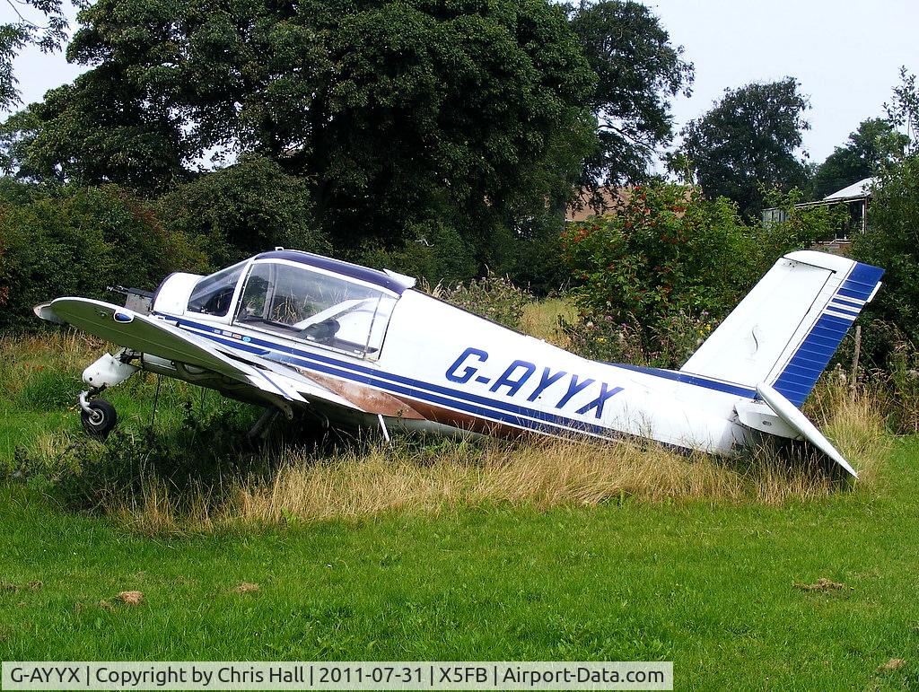 G-AYYX, 1971 Socata MS-880B Rallye Club C/N 1812, at Fishburn Airfield