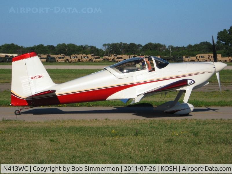 N413WC, 2009 Vans RV-9 C/N 91607, Departing Airventure 2011