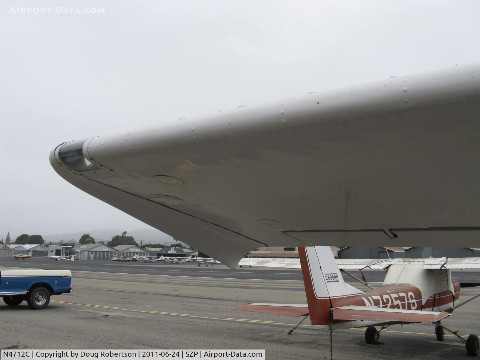 N4712C, 1947 Piper PA-12 Super Cruiser C/N 12-3989, 1947 Piper PA-12 SUPER CRUISER. Lycoming O-235 108 Hp, Booster tips
