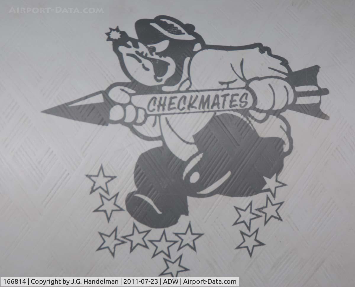 166814, Boeing F/A-18F Super Hornet C/N F187, center line tank art work