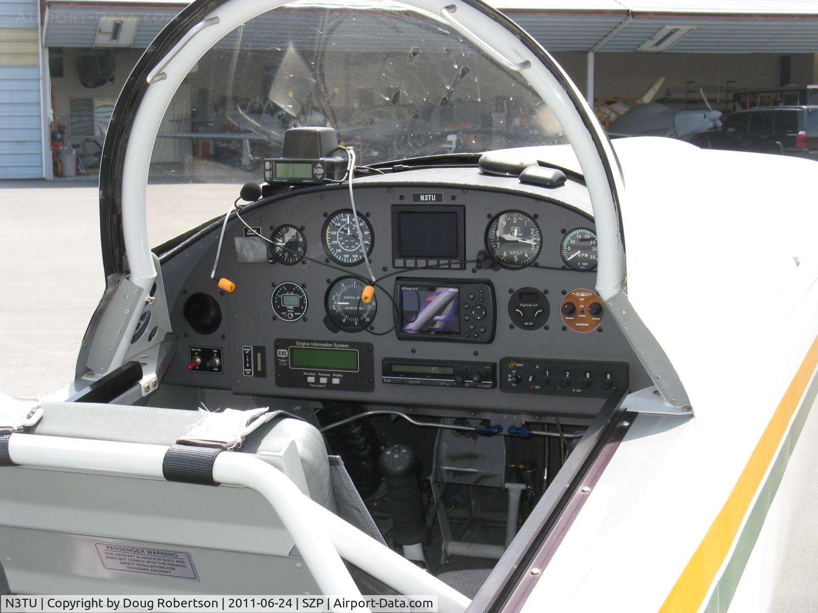 N3TU, 2006 Vans RV-8 C/N 81951, 2006 Miller VAN's RV-8 'Volcano Cowboy', front office panel with ZAON XRX Portable Collision Avoidance System upper left. I have flown with the smaller ZAON MRX PCAS and it works!