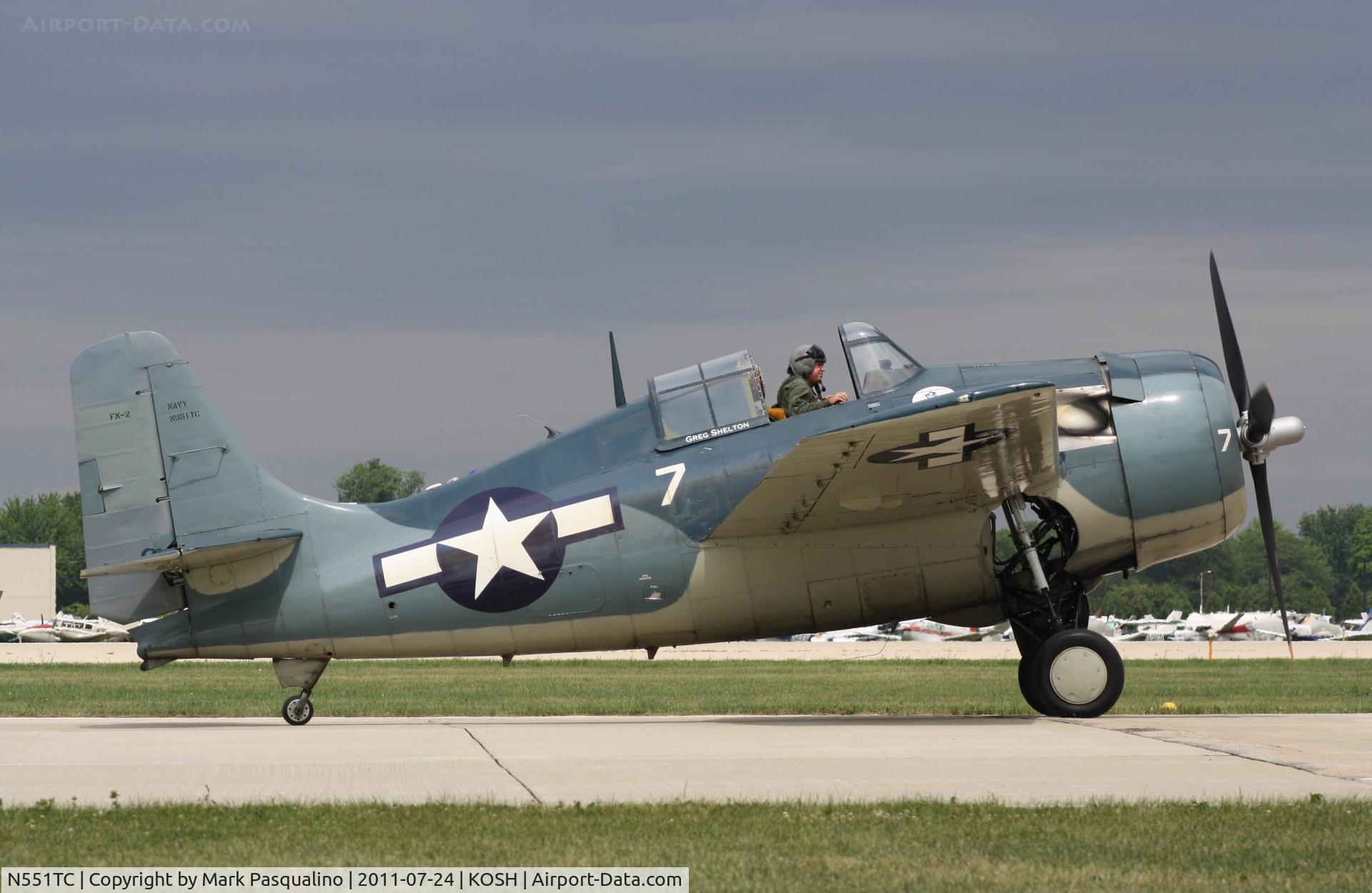 N551TC, 1944 General Motors (Grumman) FM-2 Wildcat C/N 47160, Grumman FM-2