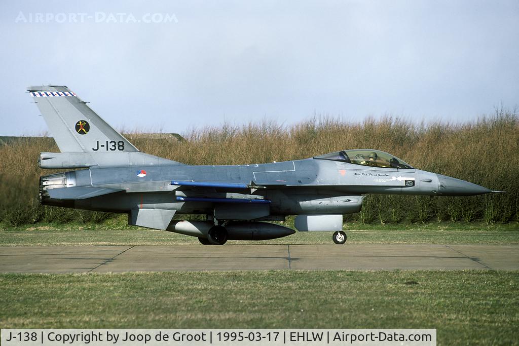 J-138, Fokker F-16AM Fighting Falcon C/N 6D-128, 323 Squadron