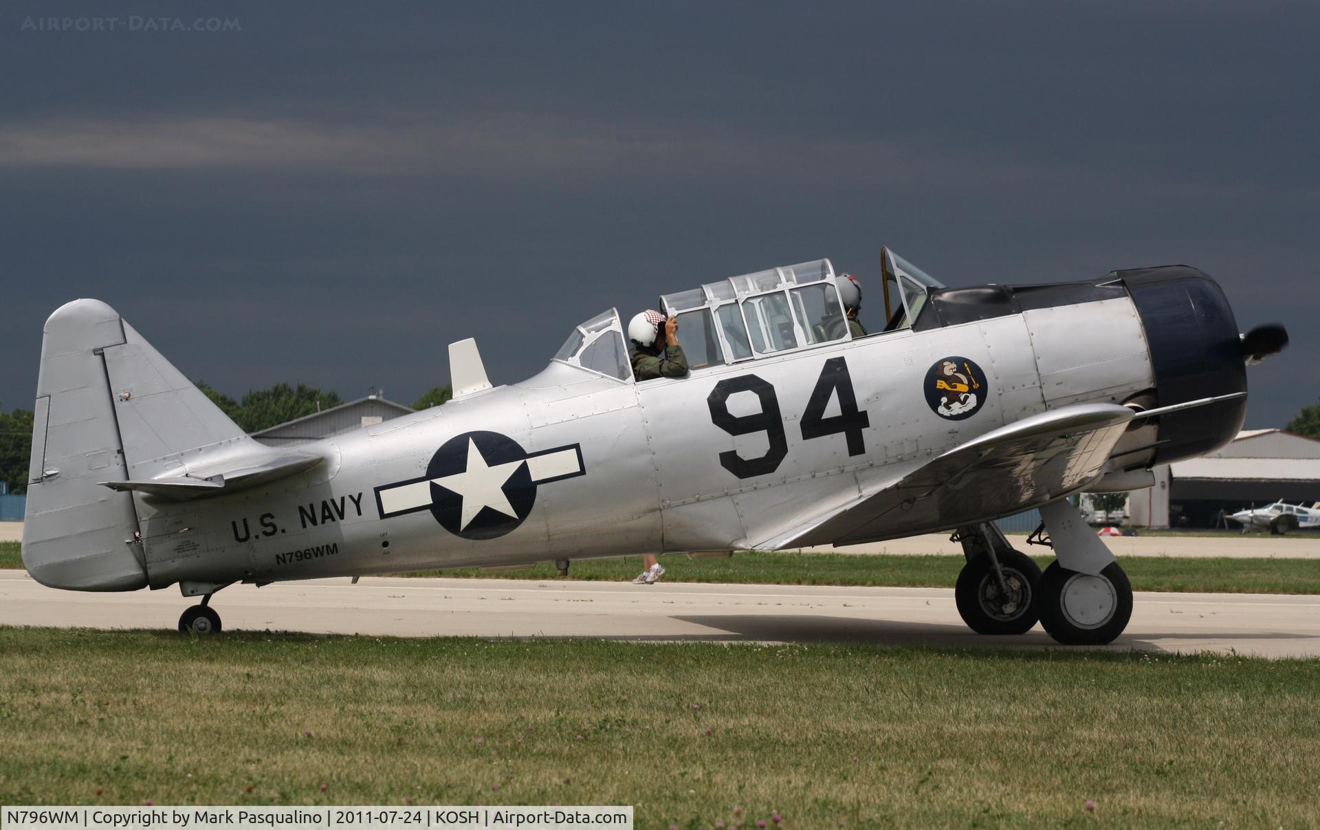 N796WM, 1943 North American AT-6D Texan C/N 88-15328, North American AT-6D