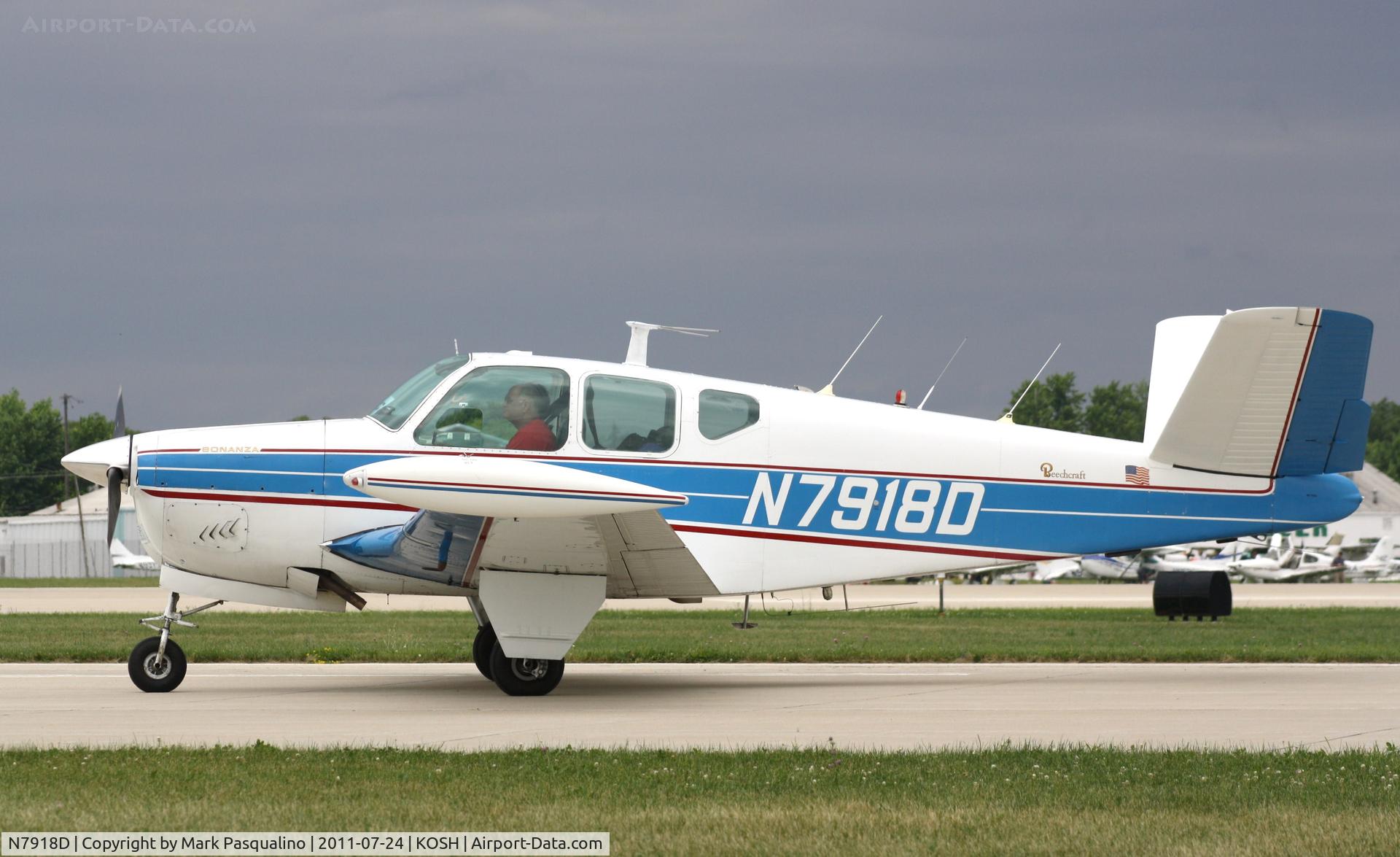 N7918D, 1957 Beech H35 Bonanza C/N D-5146, Beech H35