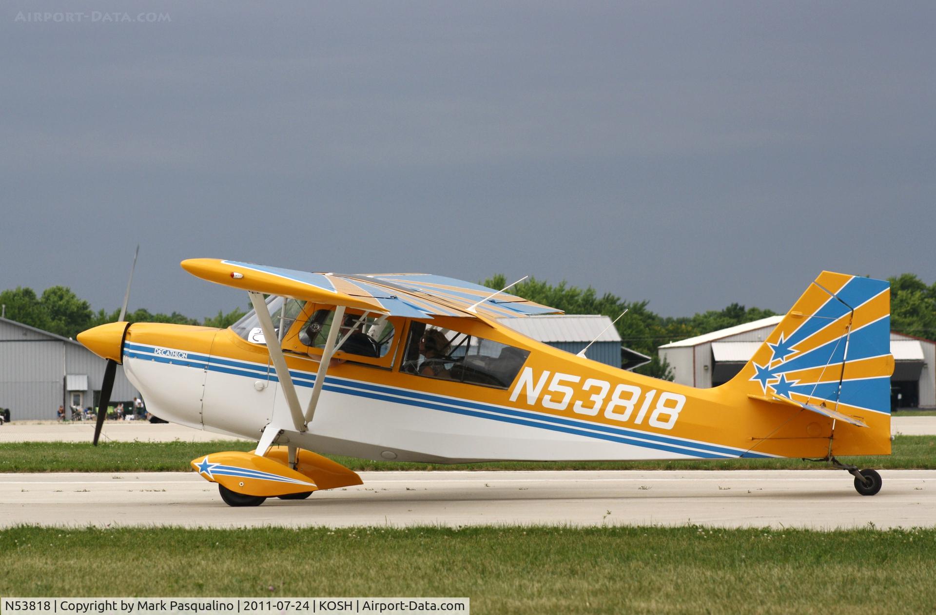 N53818, 1975 Bellanca 8KCAB Decathlon C/N 216-75, Bellanca 8KCAB
