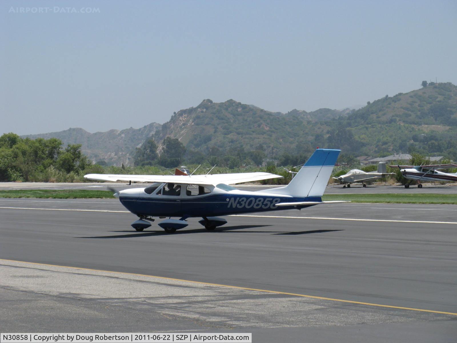 N30858, 1970 Cessna 177B Cardinal C/N 17701509, 1970 Cessna 177B CARDINAL, Lycoming O&VO-360 180 Hp, taxi back
