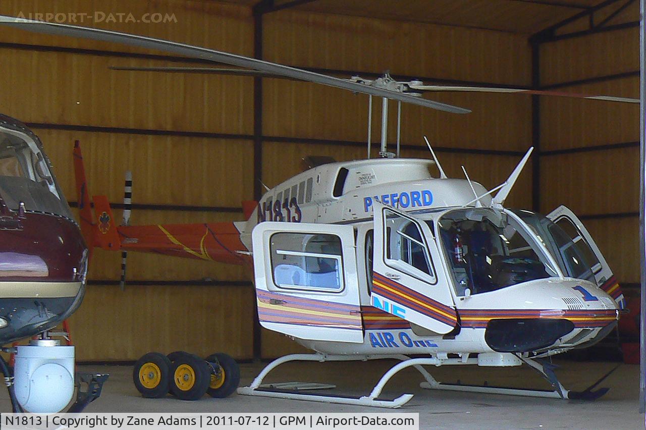 N1813, 2006 Bell 206L-4 LongRanger IV LongRanger C/N 52335, At Grand Prairie Municipal