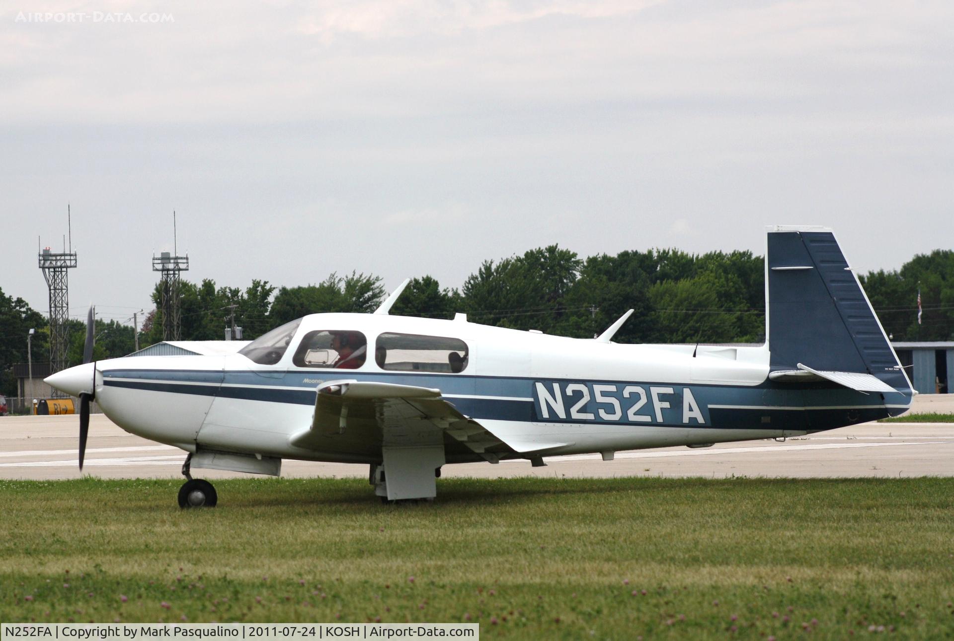 N252FA, Mooney M20K C/N 25-1154, Mooney M20K