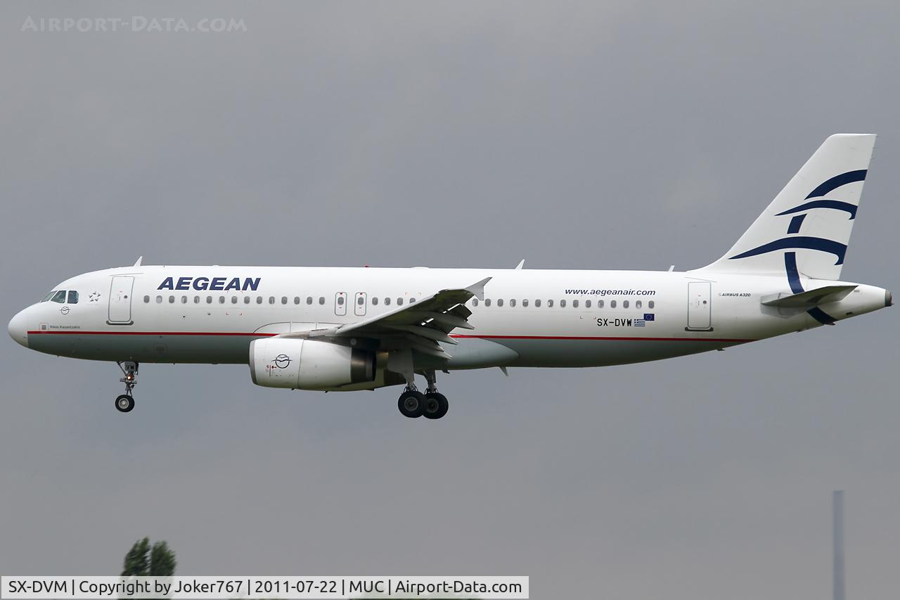 SX-DVM, 2008 Airbus A320-232 C/N 3439, Aegean Airlines