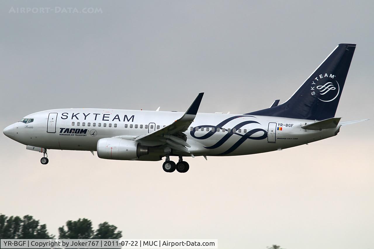 YR-BGF, 2001 Boeing 737-78J C/N 28440, Tarom