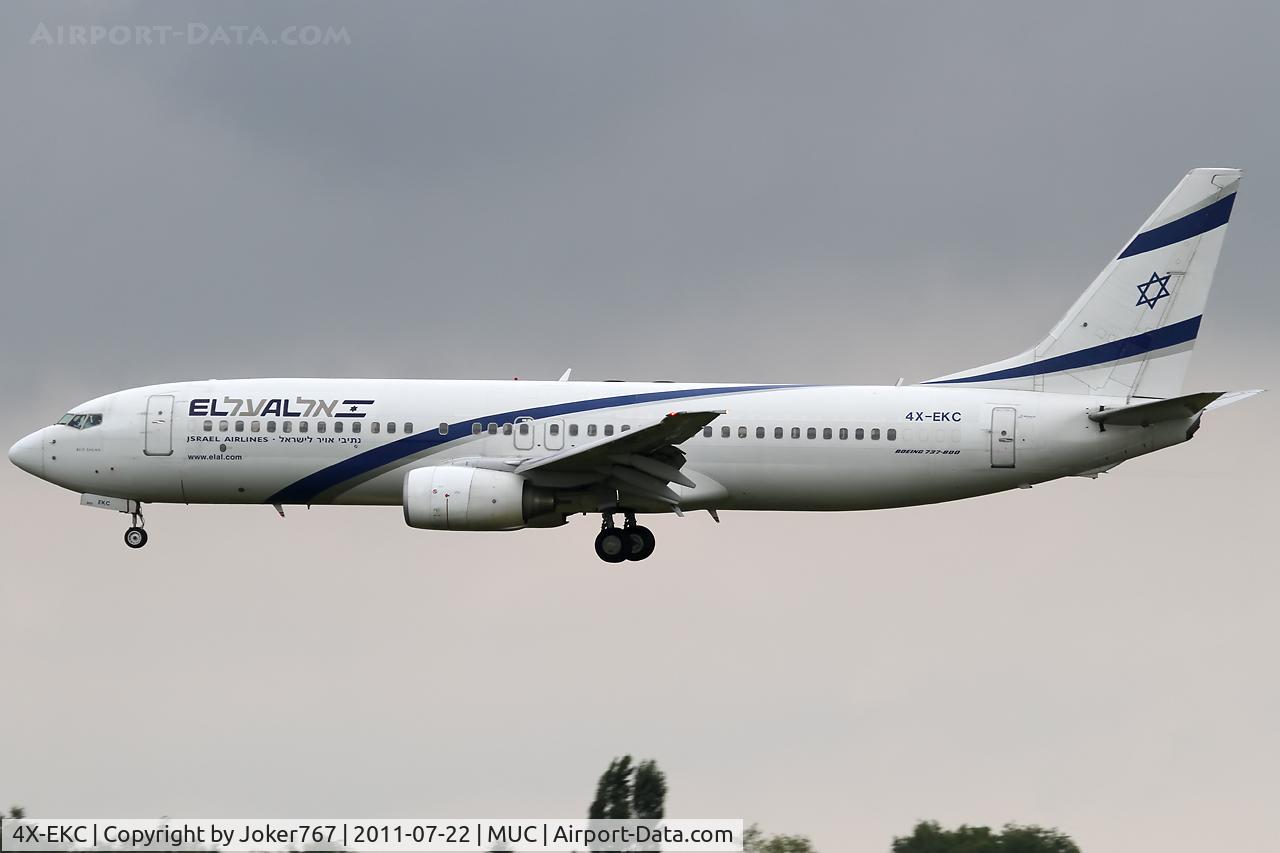 4X-EKC, 1999 Boeing 737-858 C/N 29959, El Al