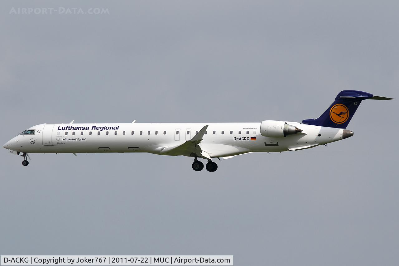 D-ACKG, 2006 Bombardier CRJ-900LR (CL-600-2D24) C/N 15084, Lufthansa Regional (CityLine)
