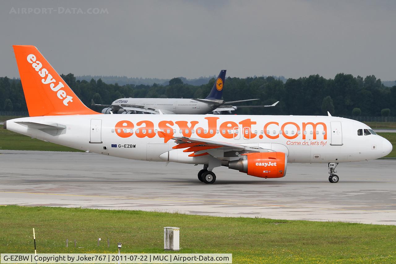G-EZBW, 2007 Airbus A319-111 C/N 3134, EasyJet