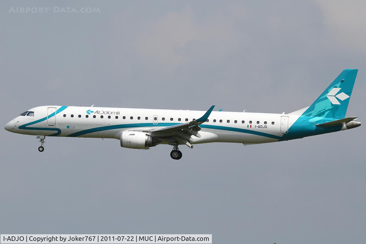 I-ADJO, 2009 Embraer 195LR (ERJ-190-200LR) C/N 19000280, Air Dolomiti
