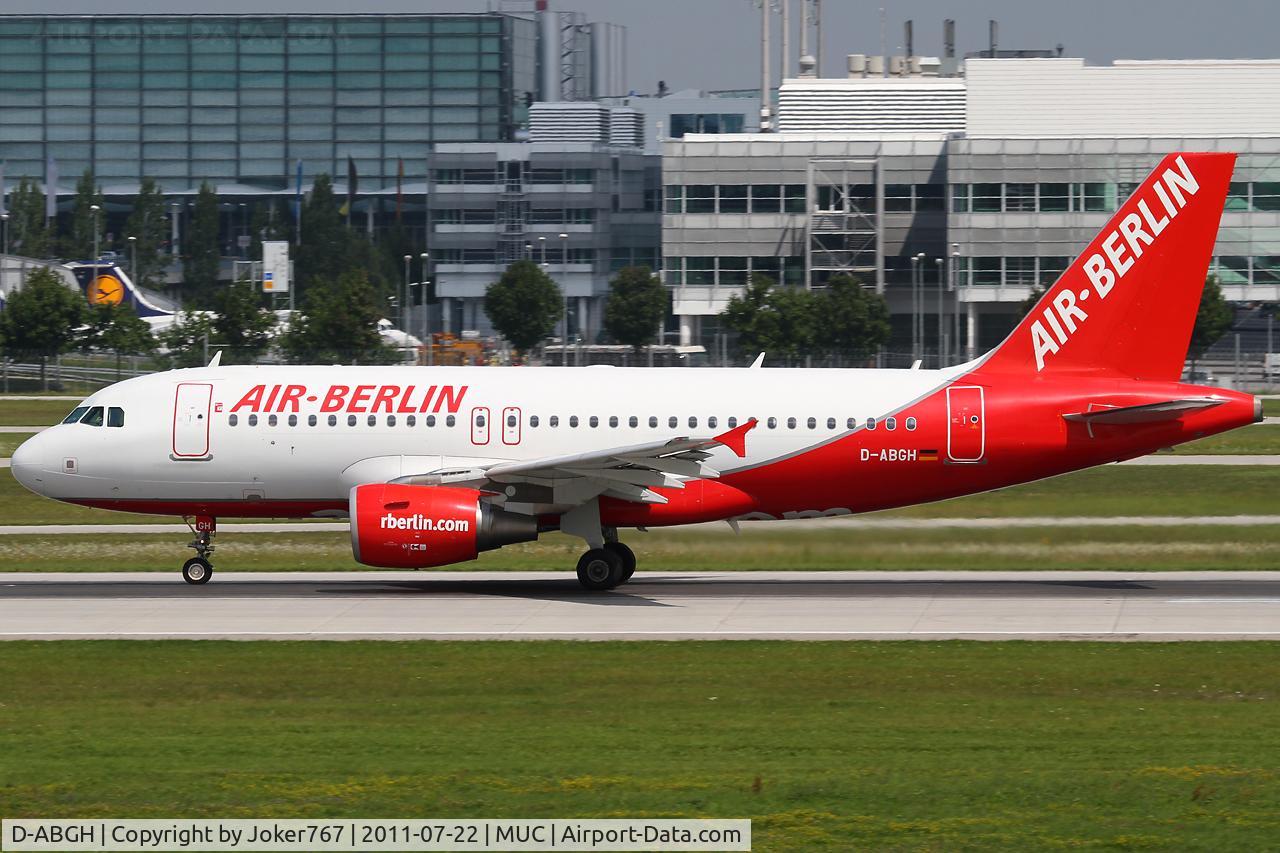 D-ABGH, 2007 Airbus A319-111 C/N 3245, Air Berlin